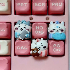 [Hỏa ] Keycap Artisan Chiikawa Pijama | Keycap Custom Bàn Phím Cơ Chất Liệu Resin Cao Cấp | TTKeyboard
