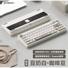 [Hỏa Tốc] Bàn Phím Cơ LUCKY65 V2| Nhôm CNC| 3 Mode | Tạ Crystal | VIA | Ball Catch | Hotswap Mạch Xuôi | Led RGB