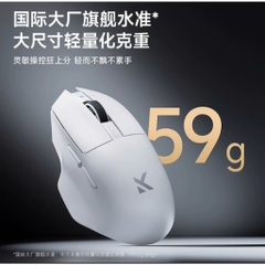 Chuột Gaming Không Dây MCHOSE G7 Công Thái Học 3 Chế Độ Kết Nối PAW3311 Pin 800mAh