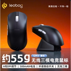 Chuột Gaming Không Dây Leobog GM3 | 3 Mode Kết Nối | Có DOCK Sạc | Polling Rate 1000 hz | TTKeyboard