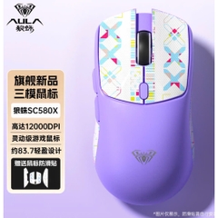 [Hỏa Tốc] Chuột Không Dây Gaming AULA SC580 | 3 Mode Bluetooth/2.4g/Type-c | 500mah | 6 Mức DPI | PAW 3325 | TTKeyboard