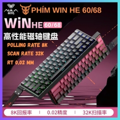 [SALE GIÁ SỐC] Bàn Phím Cơ Gaming AULA WIN60 | WIN68 HE | Rapid Trigger | 8000hz | TTKeyboard