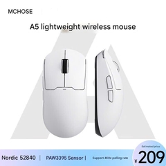 [Hỏa Tốc] Chuột Không Dây Gaming Mchose A5 Series | 3 Mode | PAW3395 -|Trọng Lượng Nhẹ | Polling Rate Lên Tới 4K