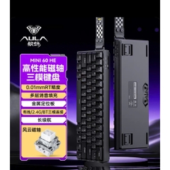 Bàn Phím Cơ Gaming Không Dây AULA Mini60 Rapid Trigger Dongle 8000hz 128k Scan Rate 3 Mode TTK