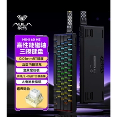 Bàn Phím Cơ Gaming Không Dây AULA Mini60 Rapid Trigger Dongle 8000hz 128k Scan Rate 3 Mode TTK