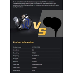 Tai Nghe Nhét Tai KZ ZSN Series (Pro, Pro X, Pro 2) HIFI Driver Hybrid Có Mic