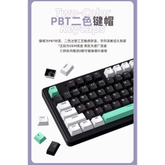 [Hỏa Tốc] Bàn Phím Cơ Xinmeng M87 Pro V2 - 3 Mode -  Hotswap 5 Pin - Mạch Xuôi - Pin 5000 mAh - Led RGB -TTKeyboard