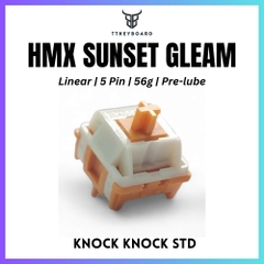 [Hỏa Tốc] Switch HMX Sunset Gleam - Linear - 5 Pin - 48g 56g - Pre Lube - Công Tắc Bàn Phím Cơ - TTKeyboard