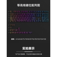[Hỏa Tốc] Keycap Xuyên Led Weikav Contour 3.0 - Xuyên Led Print Side - Đường Viền Xuyên Led Vừa Đủ Cho Bàn Phím Cơ