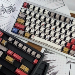 [Hỏa Tốc] Keycap Comic Retro Mix Lighs - Chủ Đề Truyện Tranh - Nhựa PBT - In Dyesub 5 Mặt - Cherry Profile - TTKeyboard