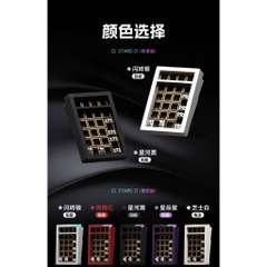 [Sẵn Hàng Hỏa Tốc] KIT NUMPAD STARS21 - NHÔM CNC 3 MODE - VIA QMK - LED VIỀN - TẠ PHARAON CNC - TTKEYBOARD