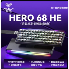 [Hỏa Tốc] Phím Cơ Gaming Hero68 | Rapid Trigger 8K Polling Rate | 128K Scan Rate | Led Viền | Có Dây Treo | TTkeyboard