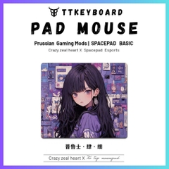 Pad Chuột Gaming Spacepad Prussian Tùy Chọn Bề Mặt Đế XSOFT Chống Trượt 450x400mm