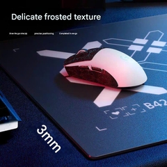Pad Chuột Kính Gaming Spacepad Glass Kích Thước 450x400mm Tặng Kèm Feet PTFE