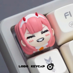 Keycap Artisan Zero Two DARLING in the FRANXX| Keycap Chất Liệu Resin Cao Cấp | Chính Hãng Lobo