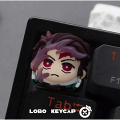 Keycap Lobo Artisan Demon Slayer Thanh Guom Diệt Quỷ| Keycap Custom Bàn Phím Cơ Chất Liệu Resin Cao Cấp