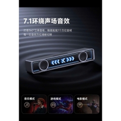 Loa Audio Soundbar Esport Gaming MCHOSE K20 ÂM Vòm 7.1Có Bluetooth Míc Thoại AI Chống Ồn