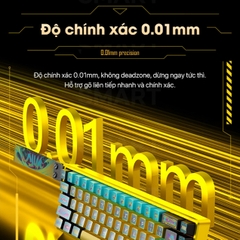 PHÍM CƠ GAMING WIN68 HE ULTRA| Nhôm CNC| Rapid Trigger 0,01 mm| 8000hz |Trục Từ| TTKeyboard