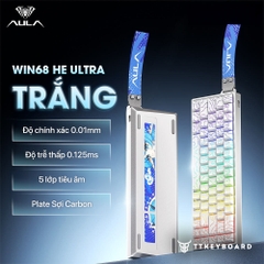 PHÍM CƠ GAMING WIN68 HE ULTRA| Nhôm CNC| Rapid Trigger 0,01 mm| 8000hz |Trục Từ| TTKeyboard