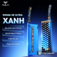 PHÍM CƠ GAMING WIN68 HE ULTRA| Nhôm CNC| Rapid Trigger 0,01 mm| 8000hz |Trục Từ| TTKeyboard
