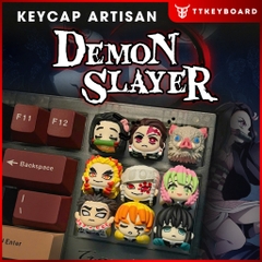 Keycap Lobo Artisan Demon Slayer Thanh Guom Diệt Quỷ| Keycap Custom Bàn Phím Cơ Chất Liệu Resin Cao Cấp