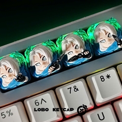 Keycap Artisan LOBO Jett - Custom 4 Action - Xuyên LED