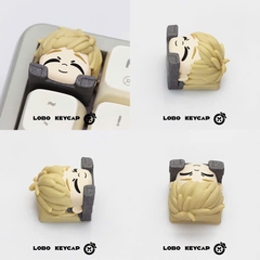 Keycap Artisan Lobo Delicious in Dungeon Resin 1u Nhiều Nhân Vật Trang Trí Bàn Phím Cơ