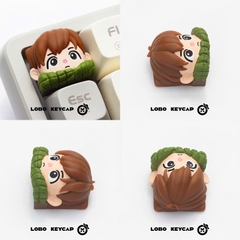 Keycap Artisan Lobo Delicious in Dungeon Resin 1u Nhiều Nhân Vật Trang Trí Bàn Phím Cơ