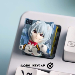 Keycap Artisan Lobo Chủ Đề EVANGELION Eva Unit Resin 1u Trang Trí Bàn Phím Cơ Chính Hãng