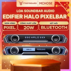 Loa Soundbar Audio Edifier Halo Pixel Bar Công Xuất 20W Có Bluetooth Màn Hình Pixe Có Mic