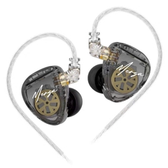 Tai Nghe Nhét Tai In Ear KZ Merga Có mic đàm thoại, màng loa Dynamic 8mm + Dynamic 10mm xử lý âm tốt