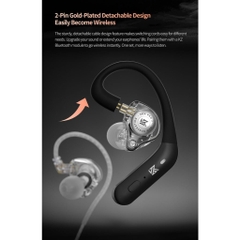 Tai Nghe IN EAR Nhét Tai KZ EDX Pro 2 Super Linear Driver 10mm Chất Âm HiFI Nghe Tạp