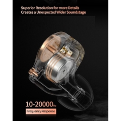 Tai Nghe IN EAR Nhét Tai KZ EDX Pro 2 Super Linear Driver 10mm Chất Âm HiFI Nghe Tạp