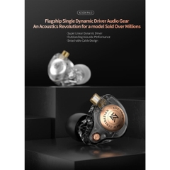 Tai Nghe IN EAR Nhét Tai KZ EDX Pro 2 Super Linear Driver 10mm Chất Âm HiFI Nghe Tạp