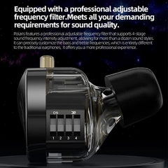 Tai Nghe IN EAR Nhét Tai CCA Polaris Dual Dynamic Driver Hifi Chống Ồn 16 Kiểu Turning Với Switch