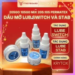 Dầu Mỡ Krytox GPL 205G0 GPL 105 Chuyên Lube Switch Và Stab Bàn phím Cơ Hỗ Trợ Mod Lube