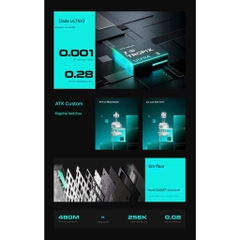 Bàn Phím Cơ Gaming ATK RS7 AIR HE Rapid Trigger 8K Polling Rate 0,001mm RT Hiệu Năng Cao