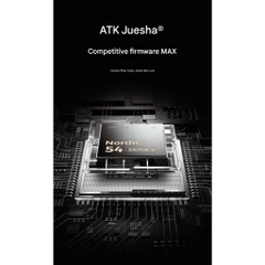 Chuột Gaming ATK Ghost Vỏ Carbon Fiber Paw3950 Ultra Dual 8K MCU Nordic 54H20 Tặng Hộp