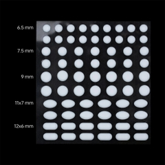 Feet Dot ATK Skates Chất Liệu PTFE Nguyên Chất Mượt Mà Chống Trượt Nhiều Kích Thước