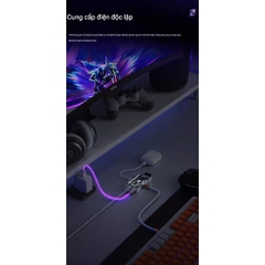 Bộ Chia Cổng Z-Neo HM Hub 8K Nhôm CNC, Màn Hình, 3 Cổng Output 8K Polling Rate