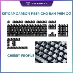 Keycap Bàn Phím Cơ Bằng Vật Liệu Carbon Fiber Dùng Cho Mọi Layout Cơ Bản Full Size