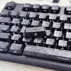 Keycap Bàn Phím Cơ Bằng Vật Liệu Carbon Fiber Dùng Cho Mọi Layout Cơ Bản Full Size