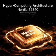 Chuột Gaming Không Dây RAWM ER21 Pro, Paw 3950, Dual 8K Rate, MCU Nordic 52840