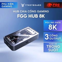 Madlions FGG Hub 8K, 3 Cổng Output 8K Polling Rate, Độ Trễ Cực Thấp, Nguồn Điện Kép