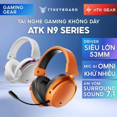 Tai Nghe Gaming Không Dây ATK N9 Phiên Bản Nâng Cấp Mercury M1 Âm Thanh Vòm 7.1 Esport