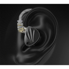 Tai Nghe KZ Krila Có Mic, Màng Loa XUN-10mm, Driver Balanced Armature 30095 Âm V-shape Ấm