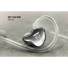 Tai nghe KZ EDCX Có Mic, Driver Dynamic 10mm, Màng PET dày 6 Micron, Cáp Đồng OFC Bền Bỉ
