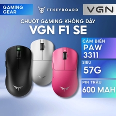Chuột Gaming VGN F1 Super Edition Phiên Bản Mới, 3 Mode Kết Nối, Paw3311