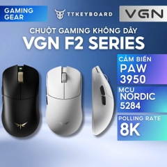 Chuột Gaming Không Dây VGN F2 Series, Dual 8K Polling Rate, MCU Nordic