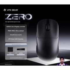 Chuột ATK Zero Gaming Không Dây Paw3950 Ultra MCU Nordic Trong Suốt Dual 8K Siêu Nhẹ 39G